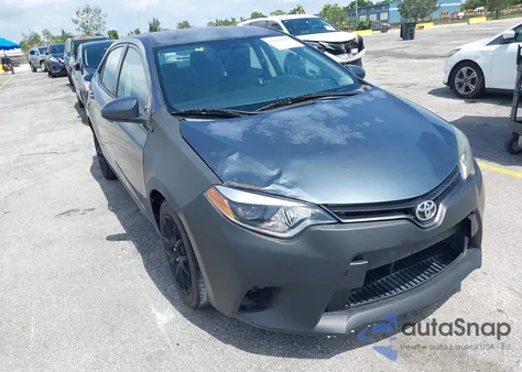 2016 Toyota Corolla Le из США, поврежденный, VIN 5YFBURHE9GP539749